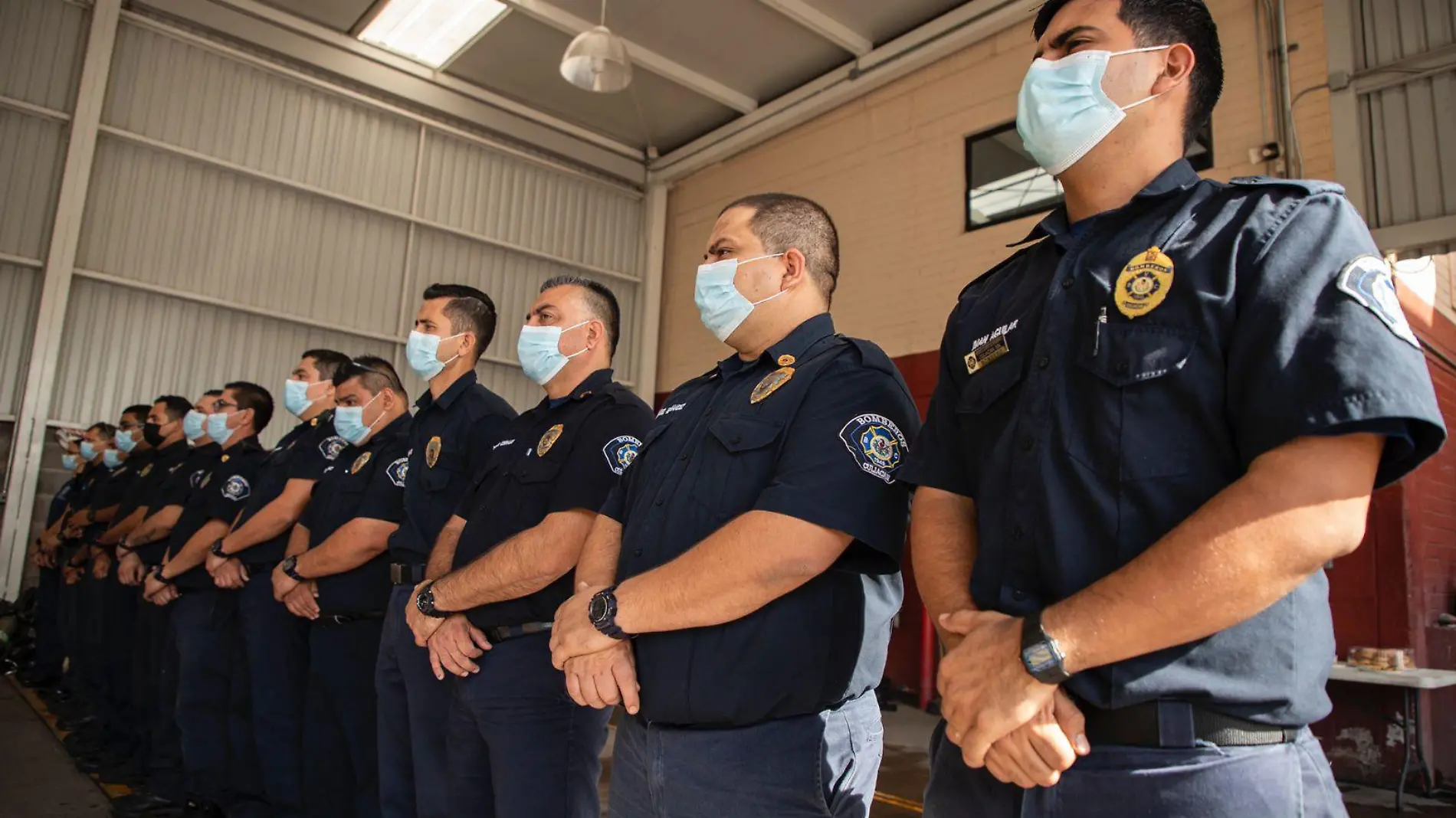 Conferencia de prensa bomberos